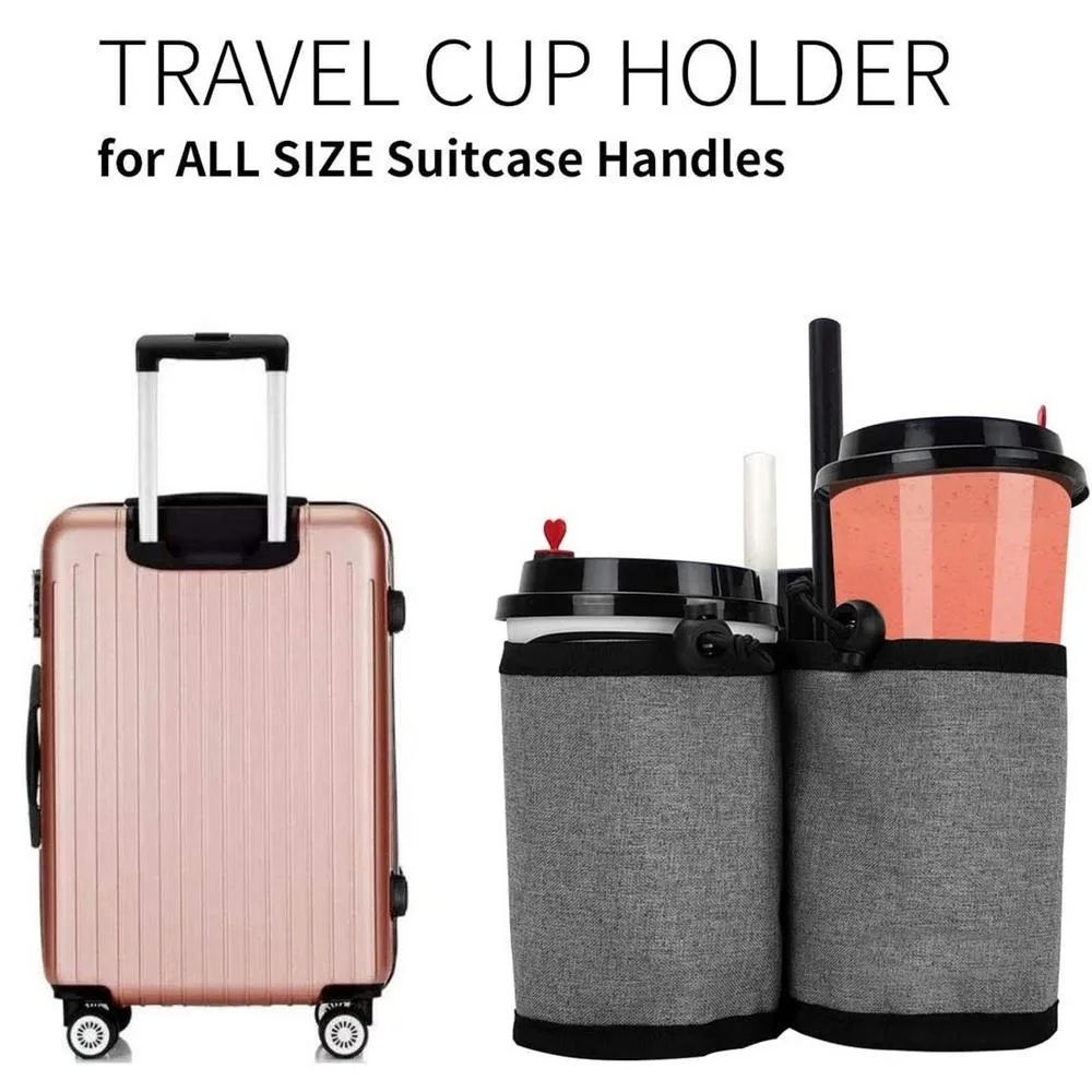 Travel Luggage Set - New Luggage Handle Water Bottle Holder