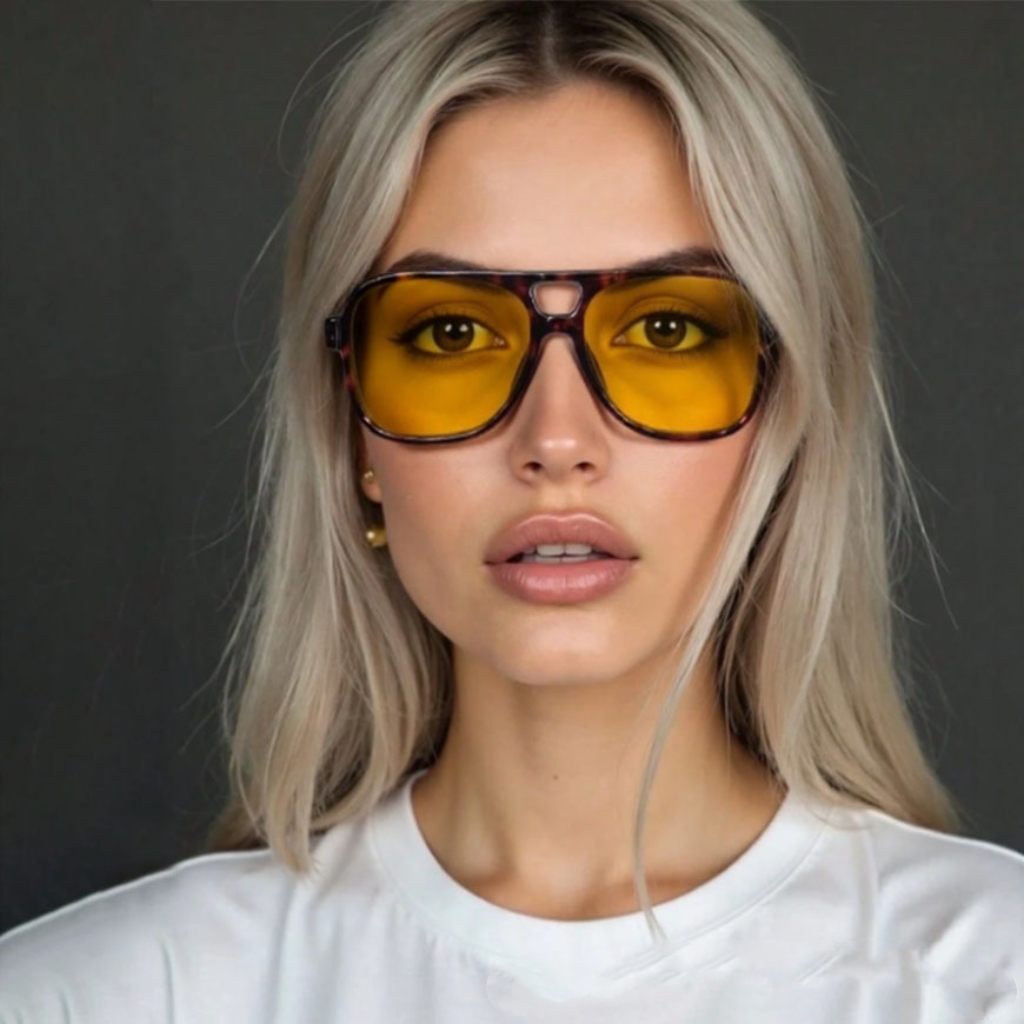 Designer Sunglasses - New Vintage Classic Designer Double Bridge