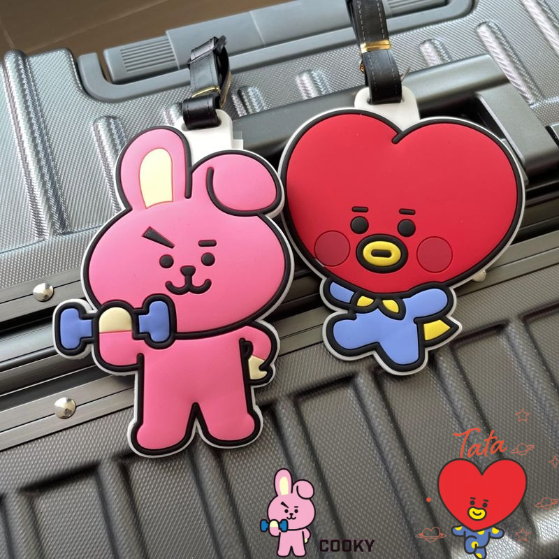 Travel Luggage Set - BT21 cartoon cute keychain Kawaii unisex