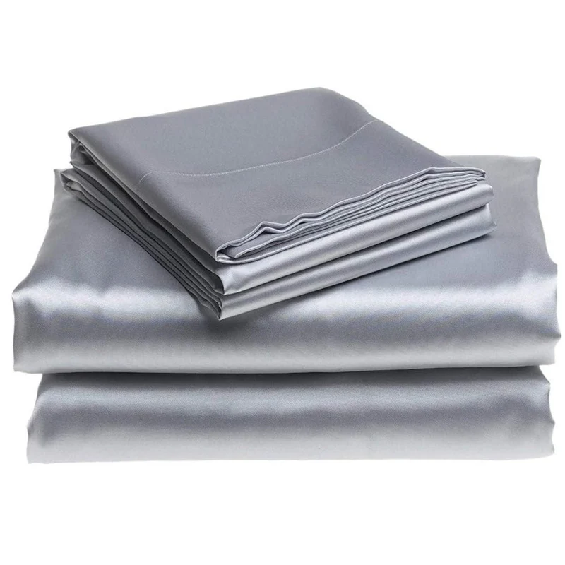 Silk Pillowcase - 100% Mulberry Silk 4/6pcs Bed Sheet