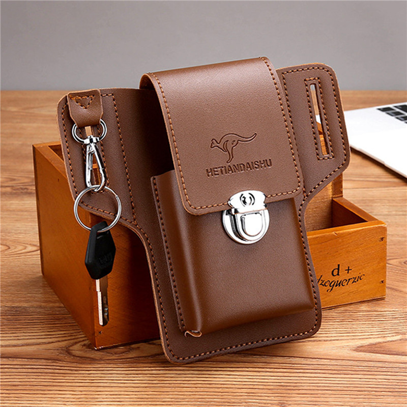 Leather Wallet Men - Phone Belt Bag For Men Bags