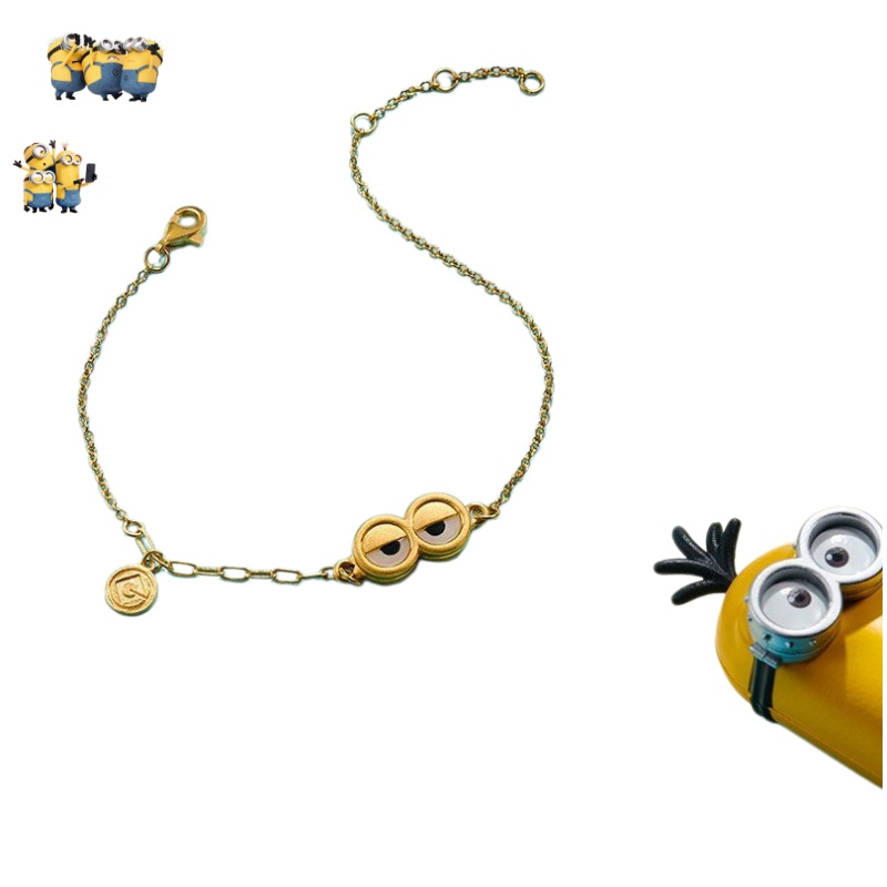 Gold Plated Jewelry - Minions Series Gold Bracelet - Niche