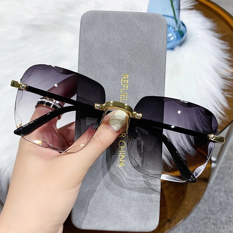 Designer Sunglasses - 1/3PCS New Rimless Women's Sunglasses Fashion