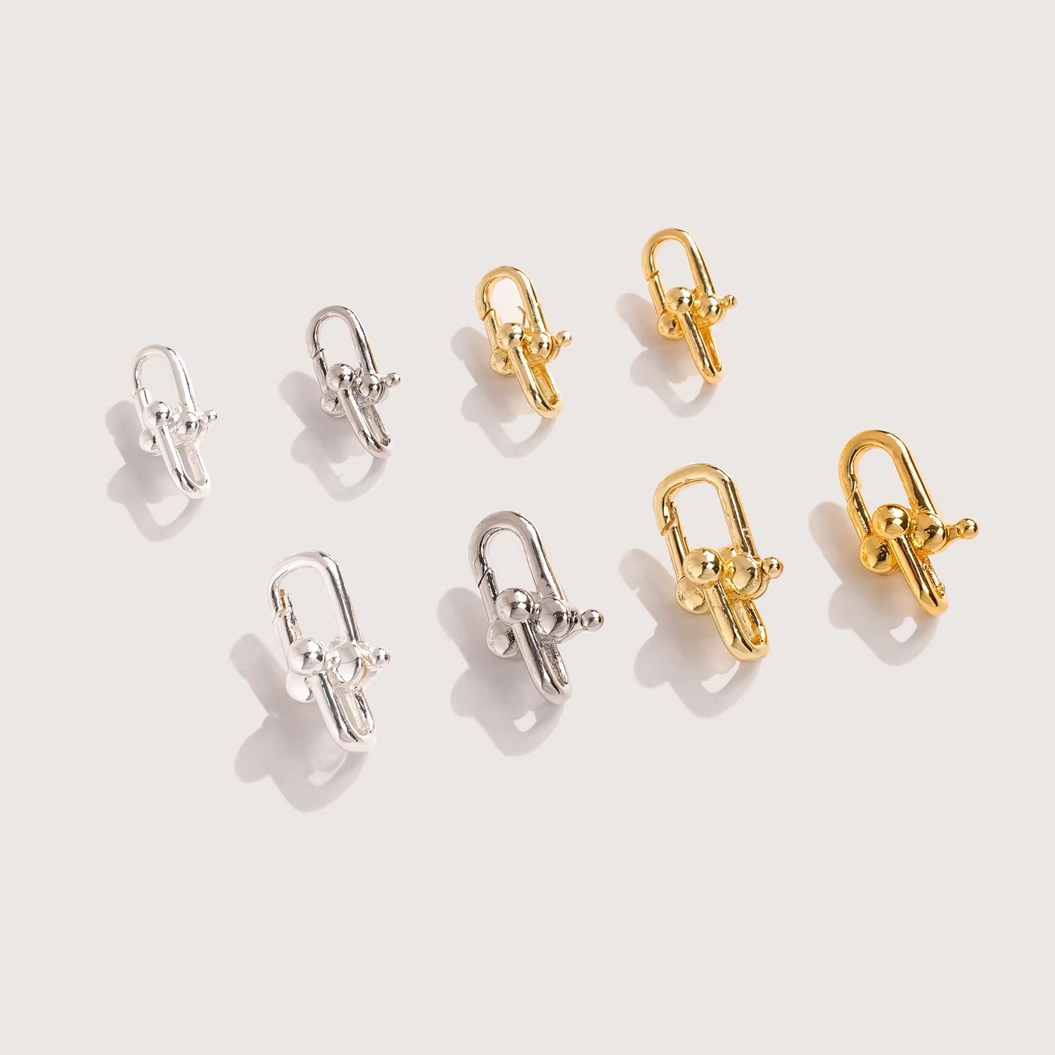 Gold Plated Jewelry - 18K Gold Plated Press Clasp, DIY