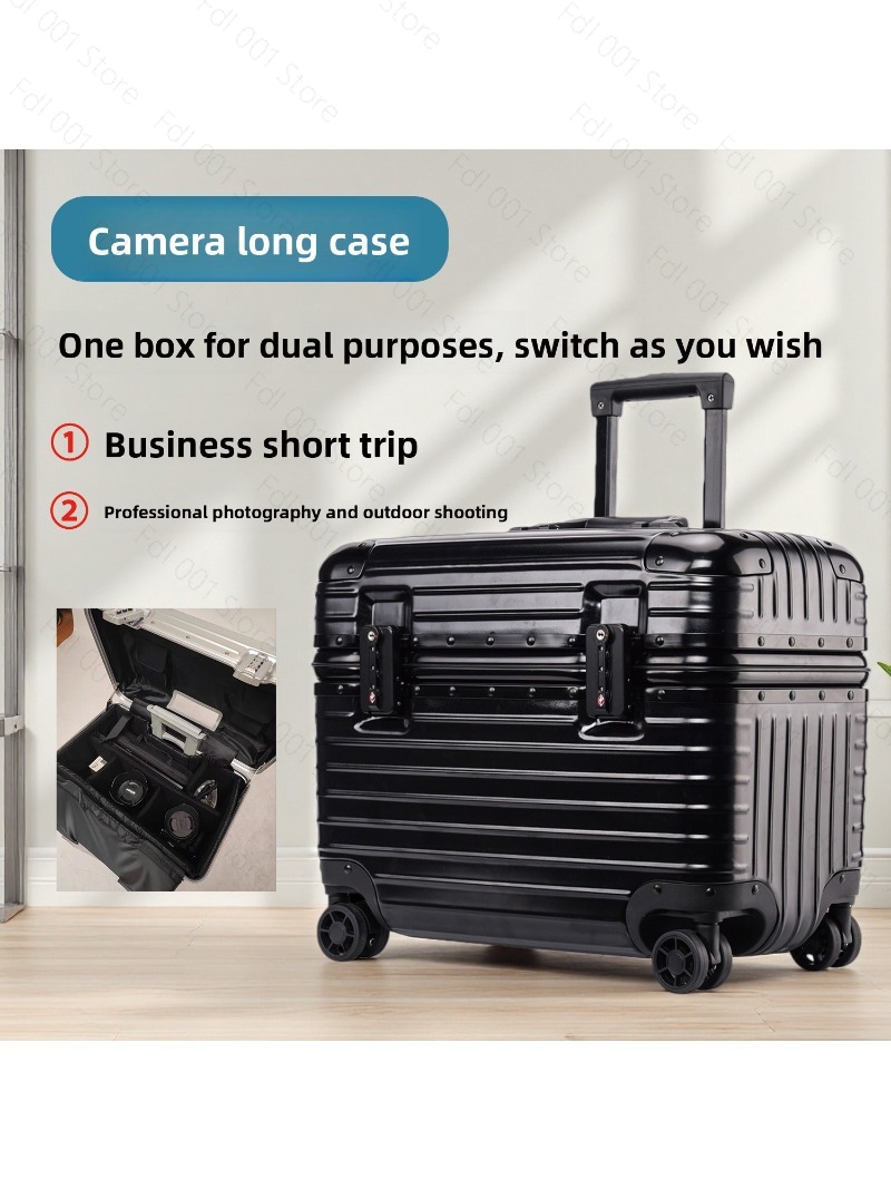 Upper flip cover aluminum fram - Travel Luggage Set recension och pris