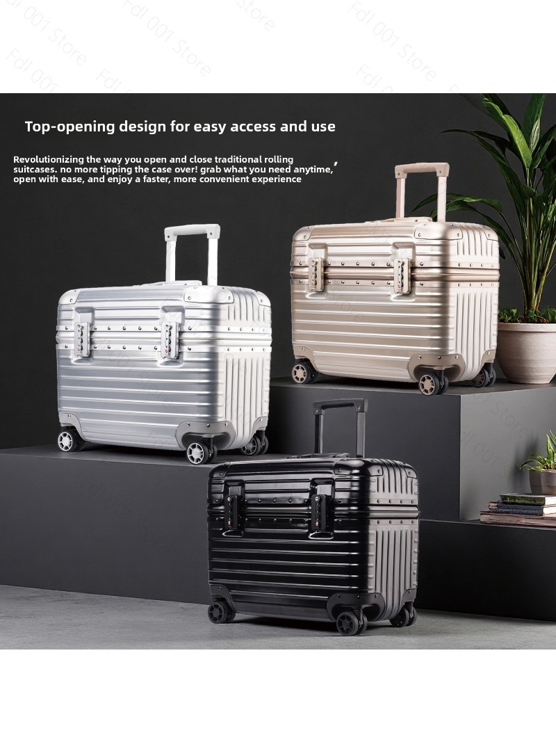 Upper flip cover aluminum fram - Travel Luggage Set recension och pris