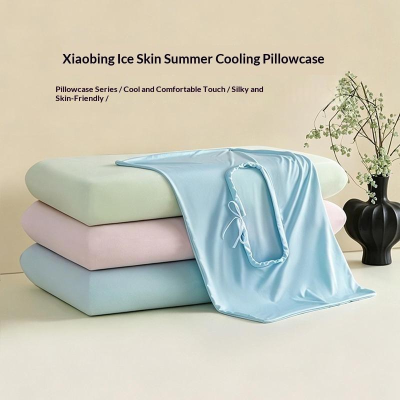 Summer Cooling Ice Silk Pillow - Silk Pillowcase recension och pris