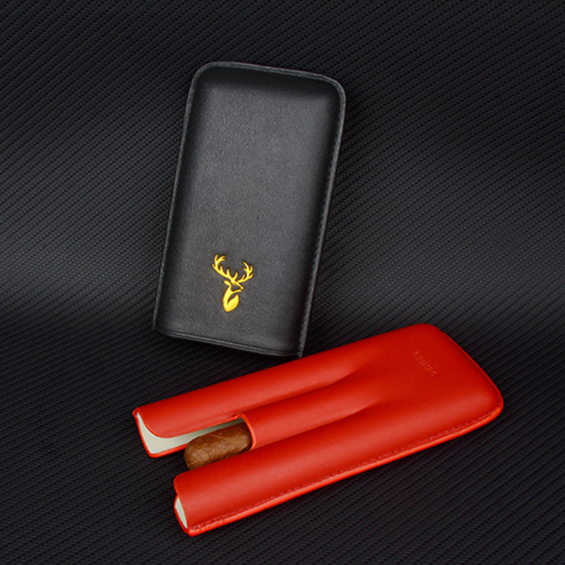 54 Ring Leather Cigar Case Bla - Premium Cigar Case recension och pris