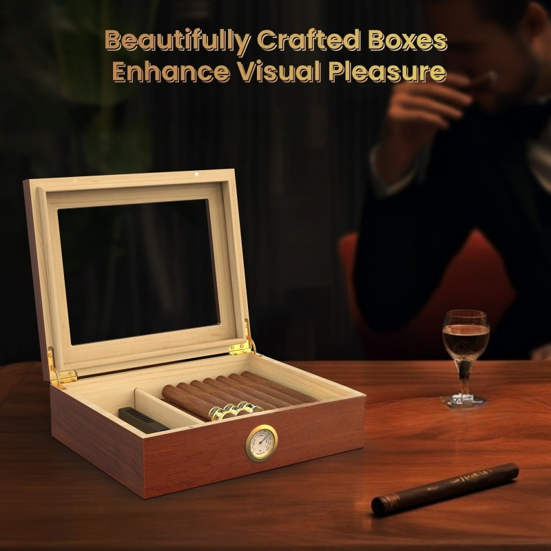 Cigar Humidor Box Cigar Case w - Premium Cigar Case recension och pris