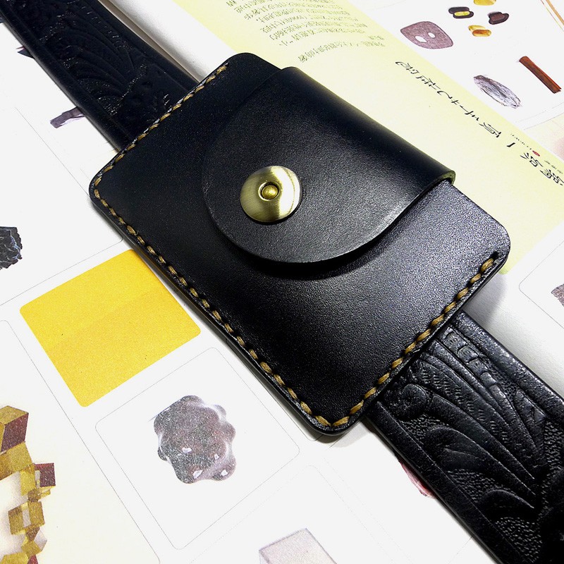 Blongk Ultra thin Waist Bag Ge - Leather Wallet Men recension och pris