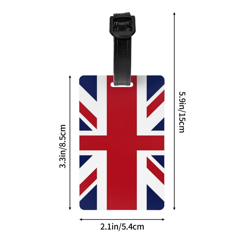 Retro Union Jack Luggage Tag w - Travel Luggage Set recension och pris