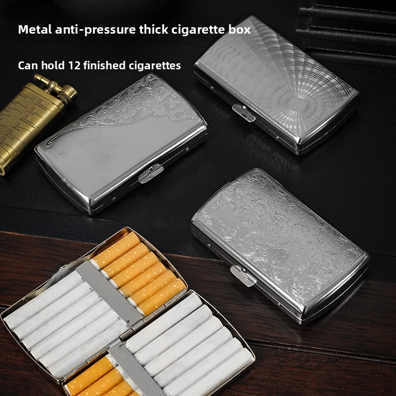Metal Cigarette Case Box Holde - Premium Cigar Case recension och pris