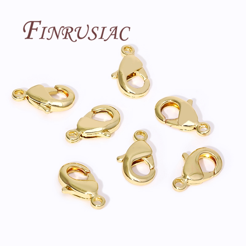 18K Gold Plated Lobster Clasps - Gold Plated Jewelry recension och pris