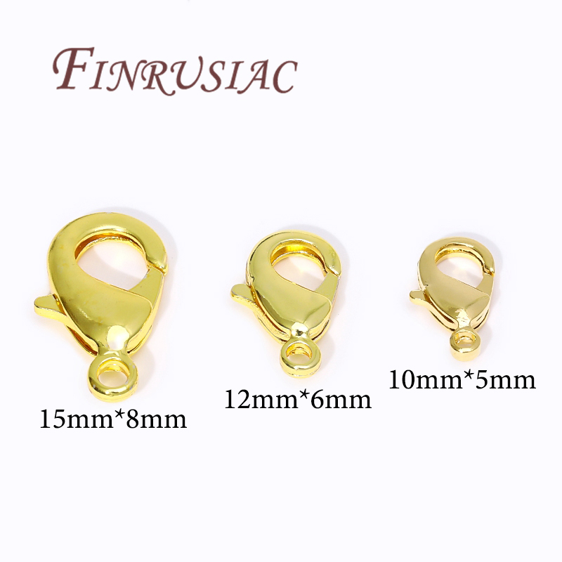 18K Gold Plated Lobster Clasps - Gold Plated Jewelry recension och pris