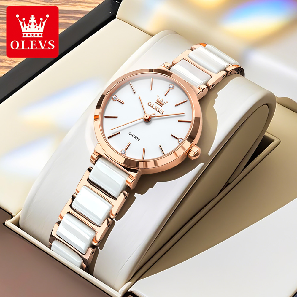 OLEVS Women Watch 5877 Luxury  - Luxury Gift Set recension och pris