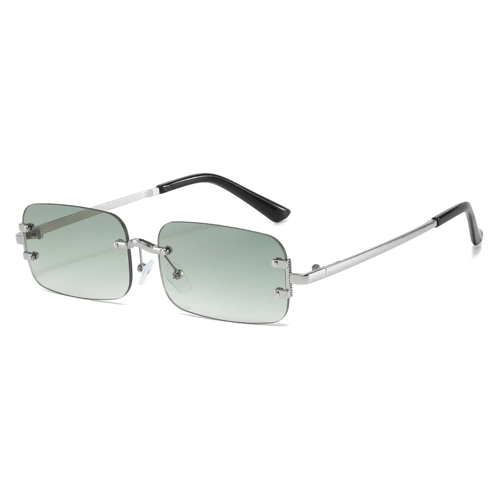 Rimless Square Sunglasses Wome - Designer Sunglasses recension och pris