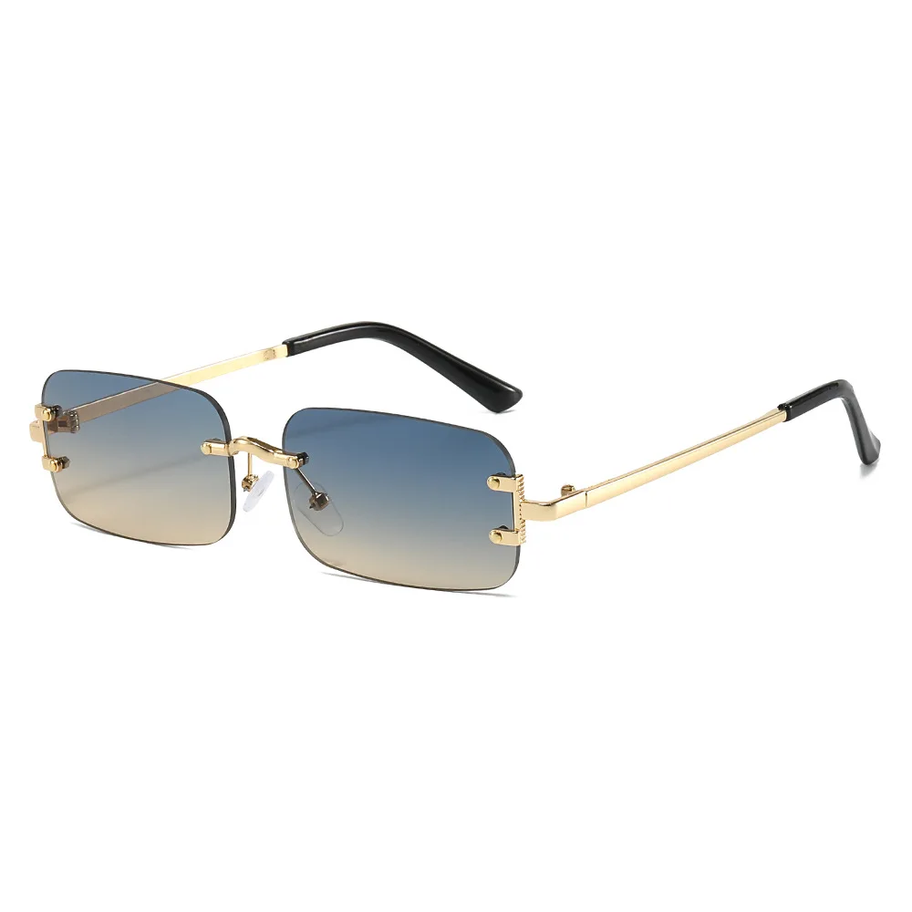 Rimless Square Sunglasses Wome - Designer Sunglasses recension och pris