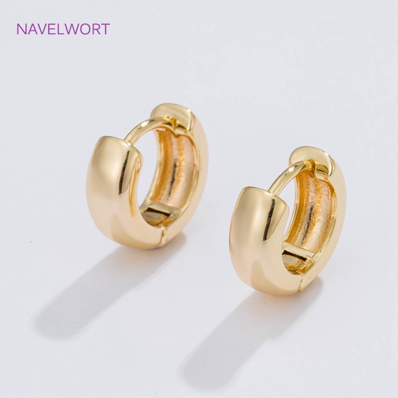 6 Sizes Gold Plated Circle Hoo - Gold Plated Jewelry recension och pris