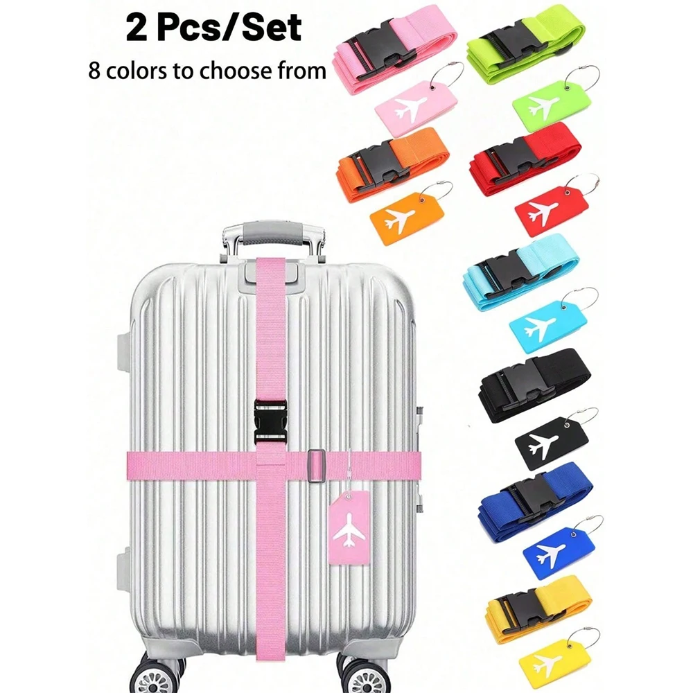 Luggage Strap Set with Luggage - Travel Luggage Set recension och pris