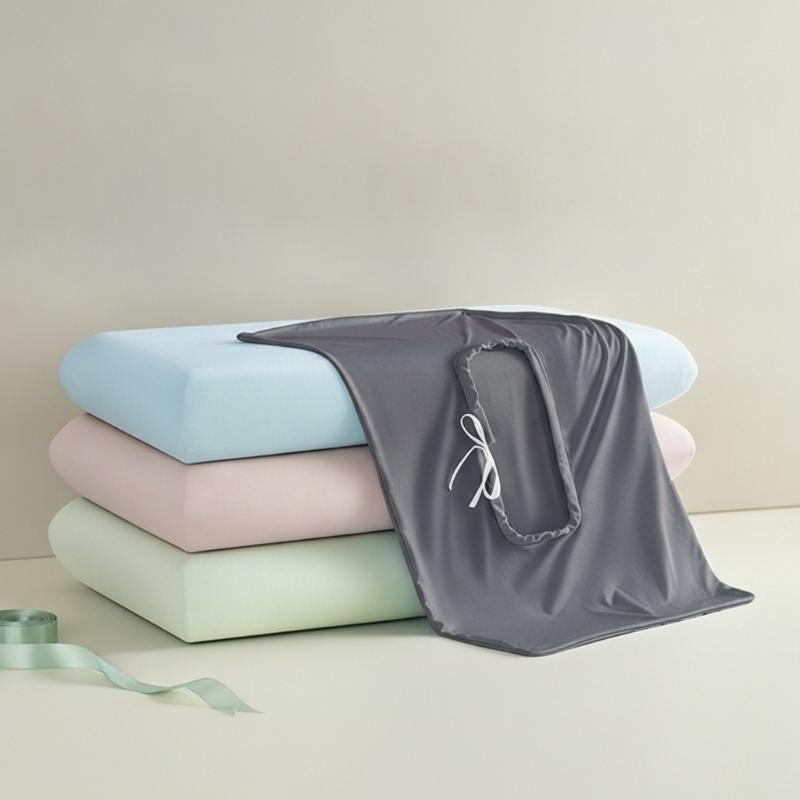 New！Summer Cooling Ice Silk Pi - Silk Pillowcase recension och pris