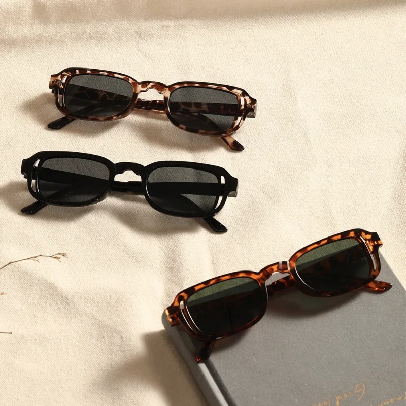 Luxurious Rectangle Sunglasses - Designer Sunglasses recension och pris