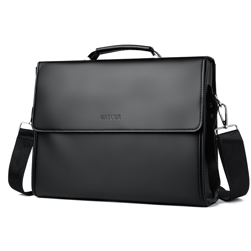 Men's Business Casual Handbag  - Leather Briefcase recension och pris