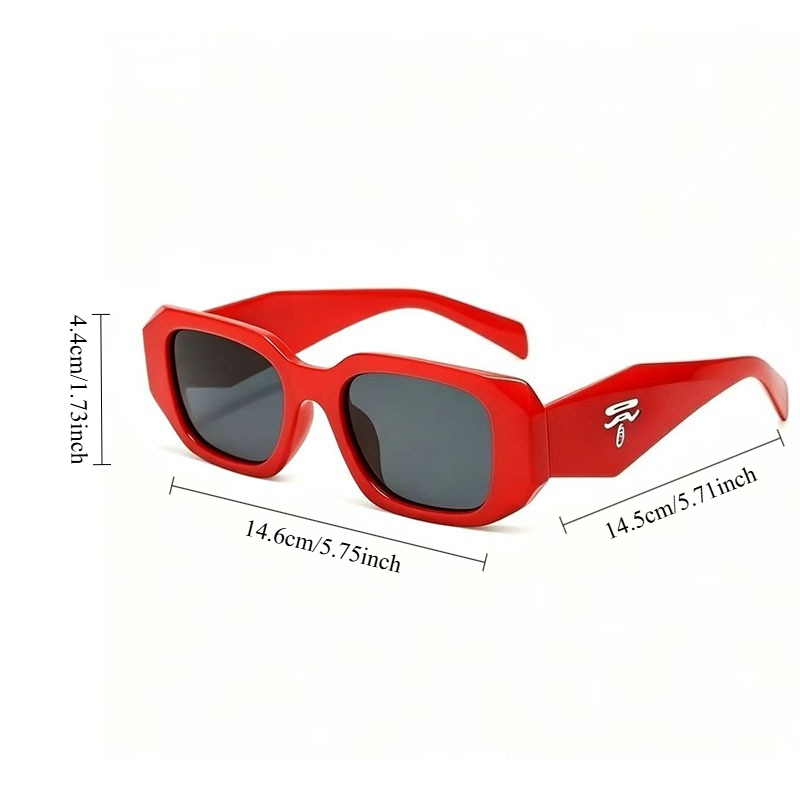 Vintage Square Unisex Men Wome - Designer Sunglasses recension och pris