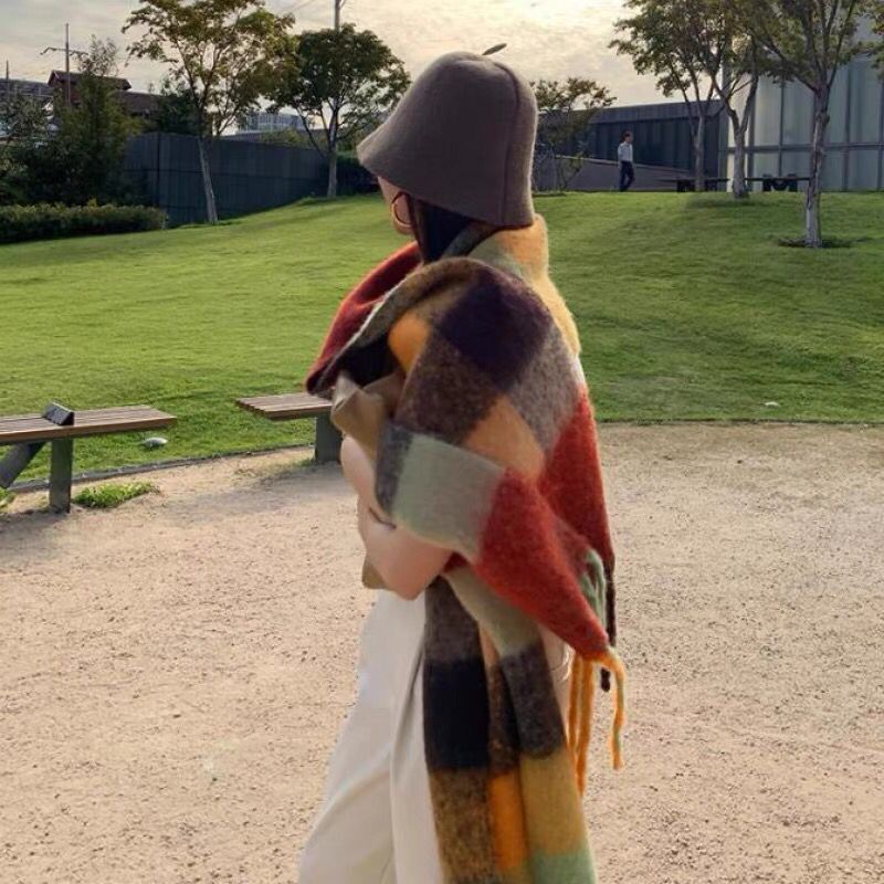 NEW Luxury Winter Thick Warm S - Cashmere Scarf recension och pris