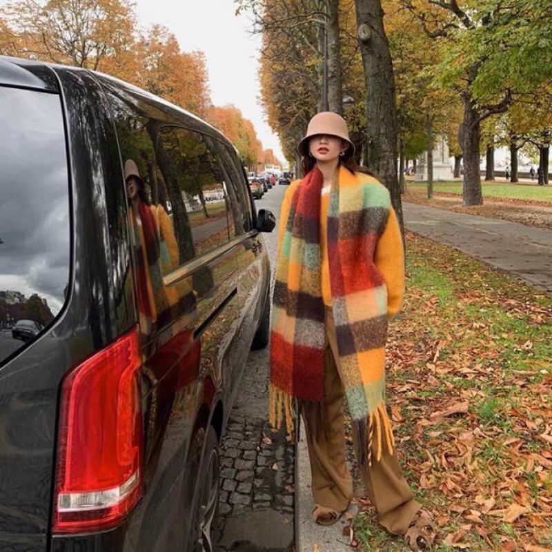 NEW Luxury Winter Thick Warm S - Cashmere Scarf recension och pris
