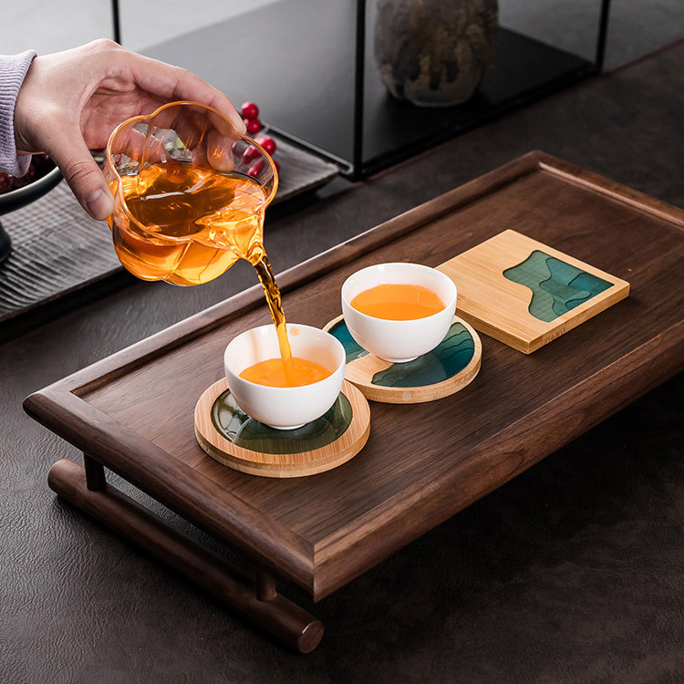 Creative Bamboo Resin Creative - Marble Coaster Set recension och pris