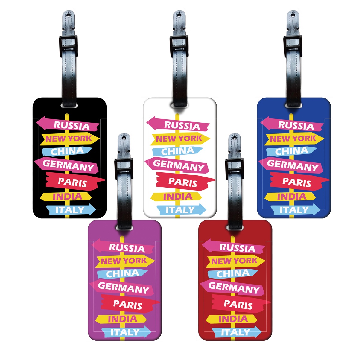 Creative Road Sign Indication  - Travel Luggage Set recension och pris