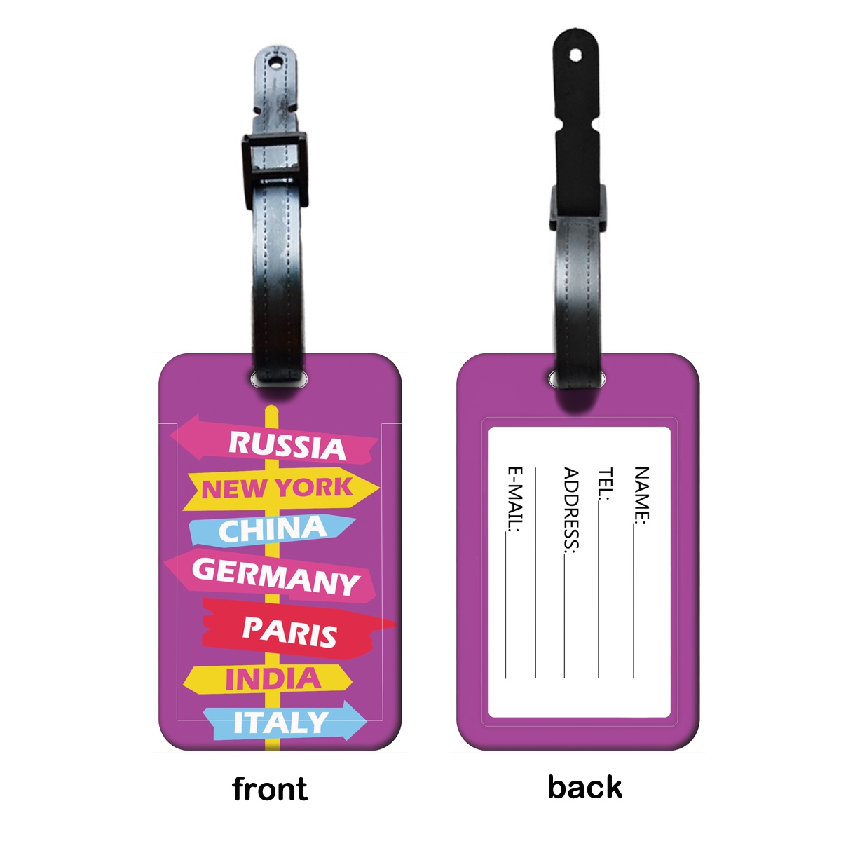 Creative Road Sign Indication  - Travel Luggage Set recension och pris