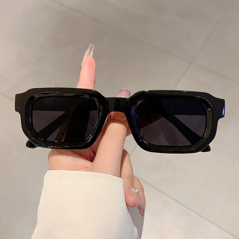 Vintage Rectangle Frame Sungla - Designer Sunglasses recension och pris