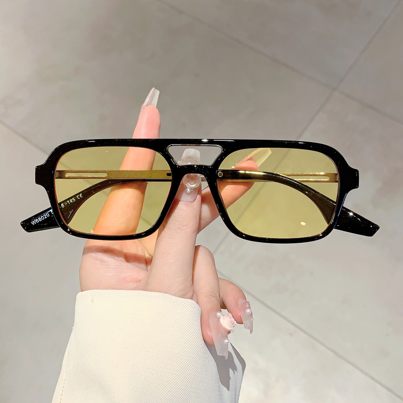 Trendy Women Double Beam Sungl - Designer Sunglasses recension och pris