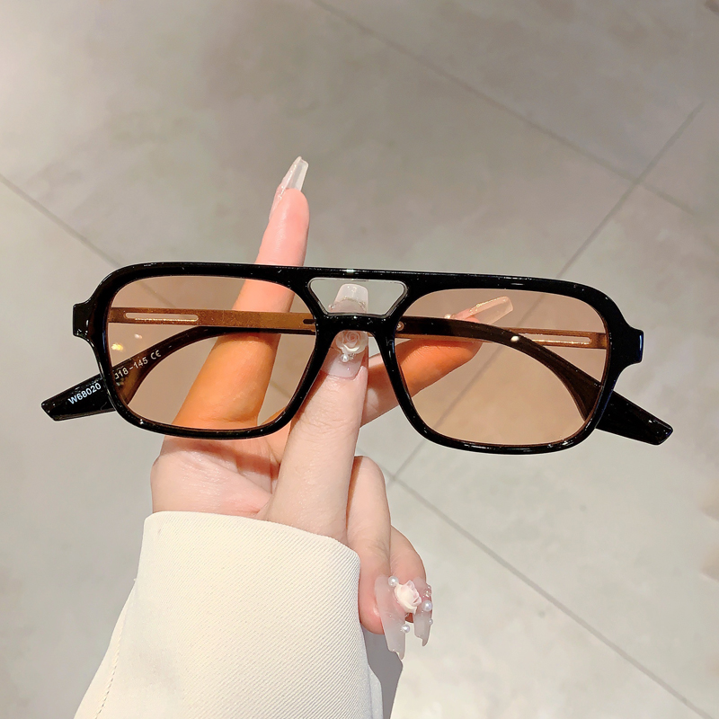 Trendy Women Double Beam Sungl - Designer Sunglasses recension och pris