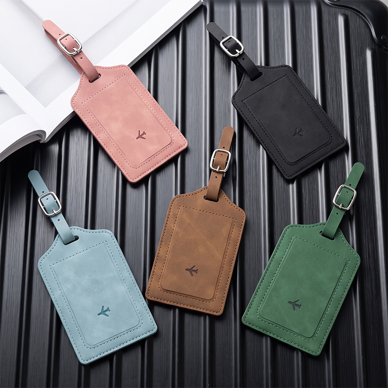 1PC PU Leather Luggage Tag Wom - Travel Luggage Set recension och pris