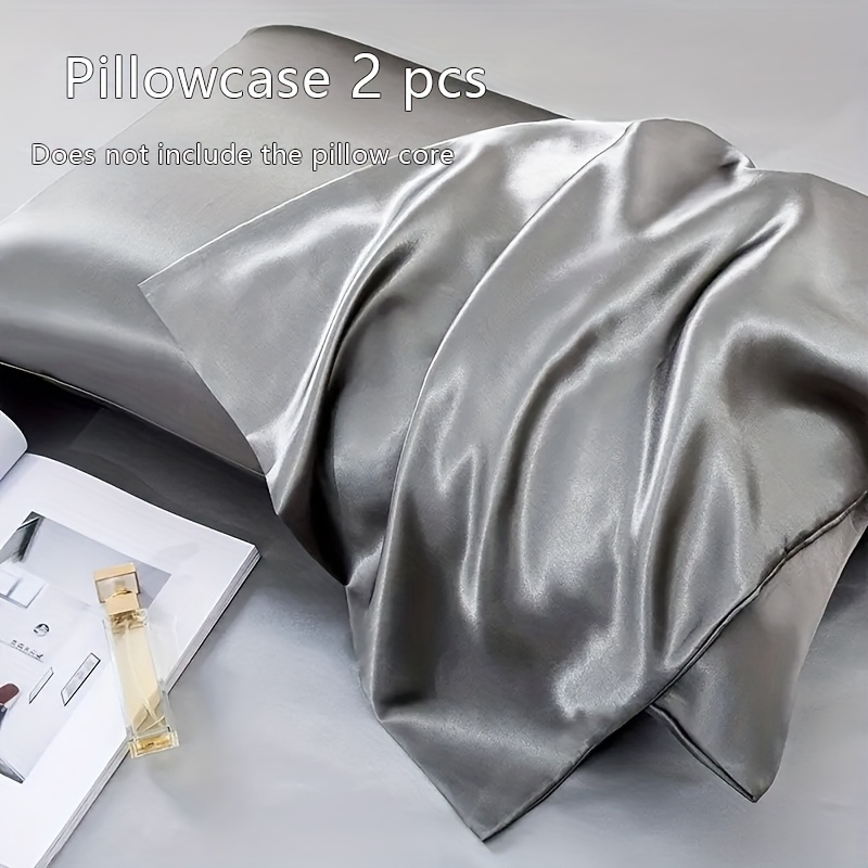 2-Piece Satin Pillowcase Set S - Silk Pillowcase recension och pris