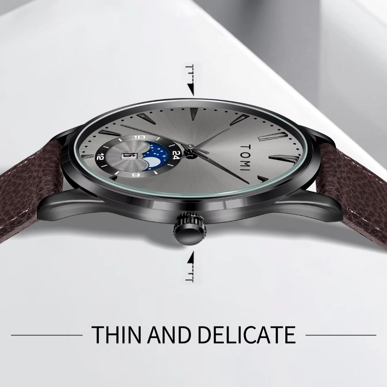 TOMI 2Pcs Men's Watch Gift Set - Luxury Gift Set recension och pris