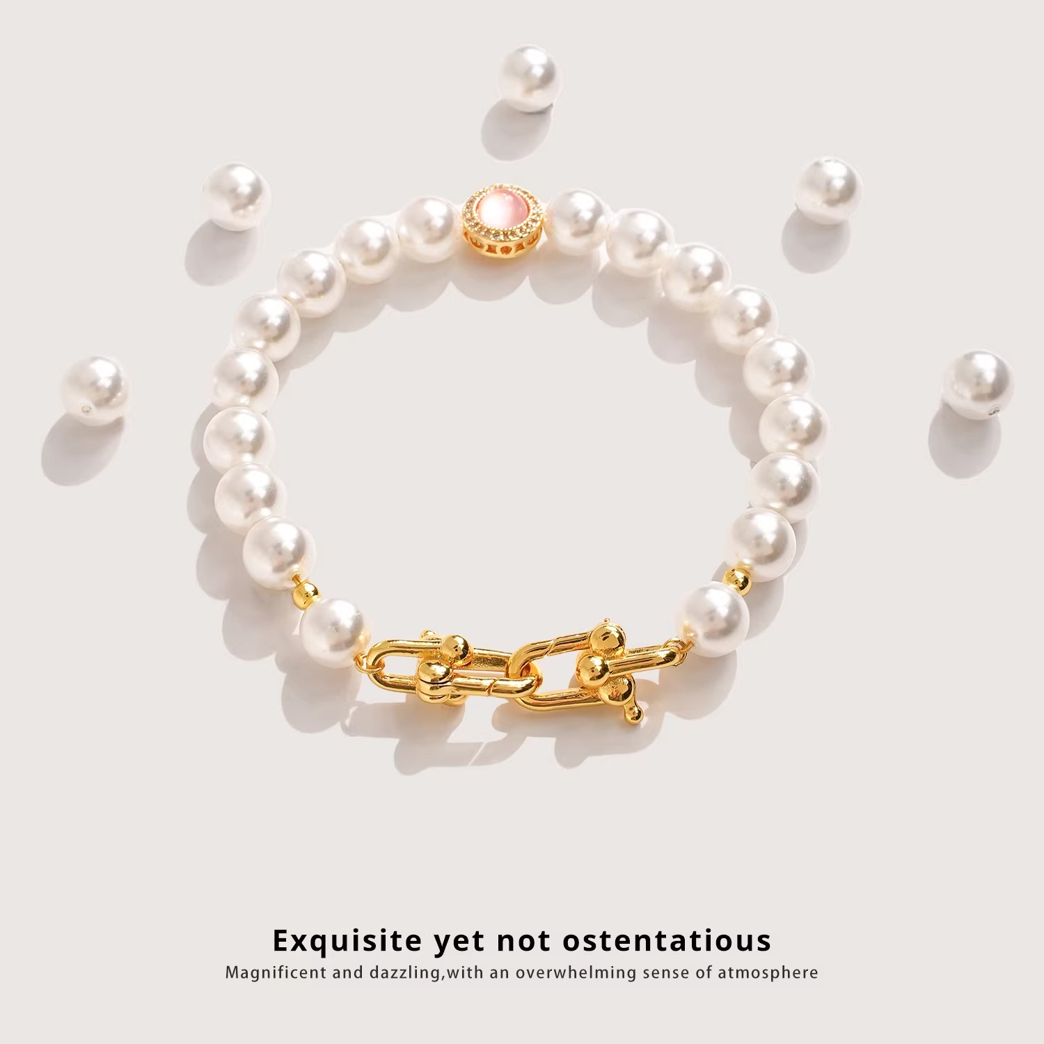 18K Gold Plated Press Clasp, D - Gold Plated Jewelry recension och pris