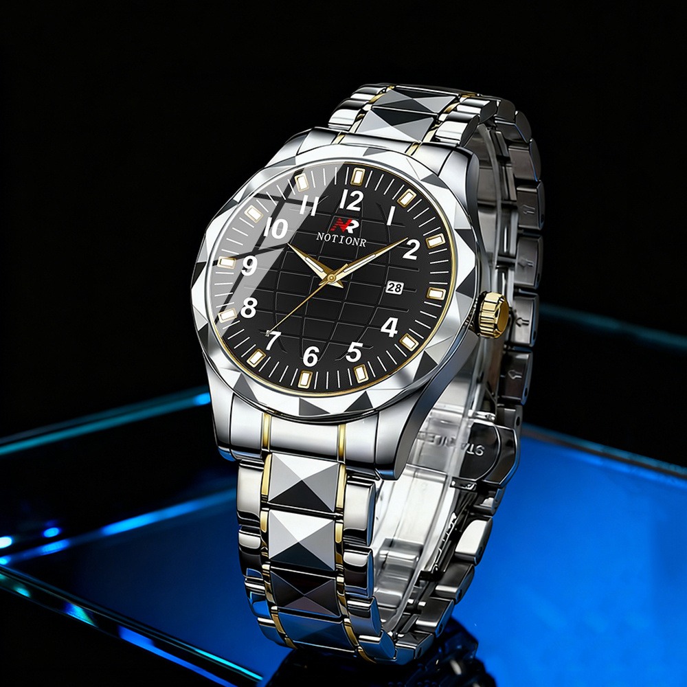 Men Stainless Steel Quartz Wat - Luxury Watch Men recension och pris