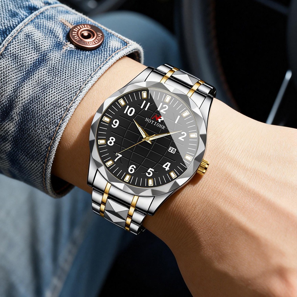 Men Stainless Steel Quartz Wat - Luxury Watch Men recension och pris