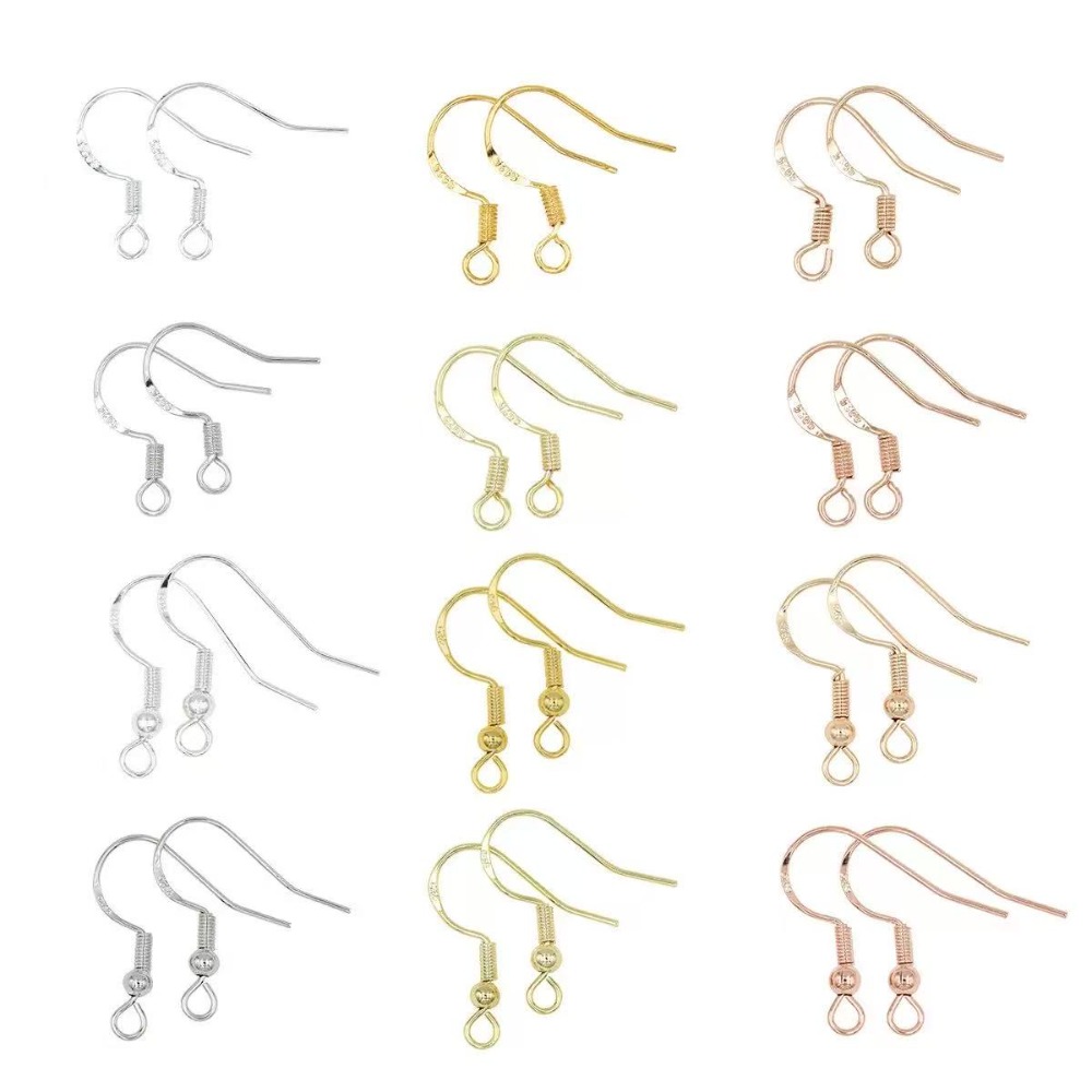 Gold Plated Earring Hooks 100P - Gold Plated Jewelry recension och pris