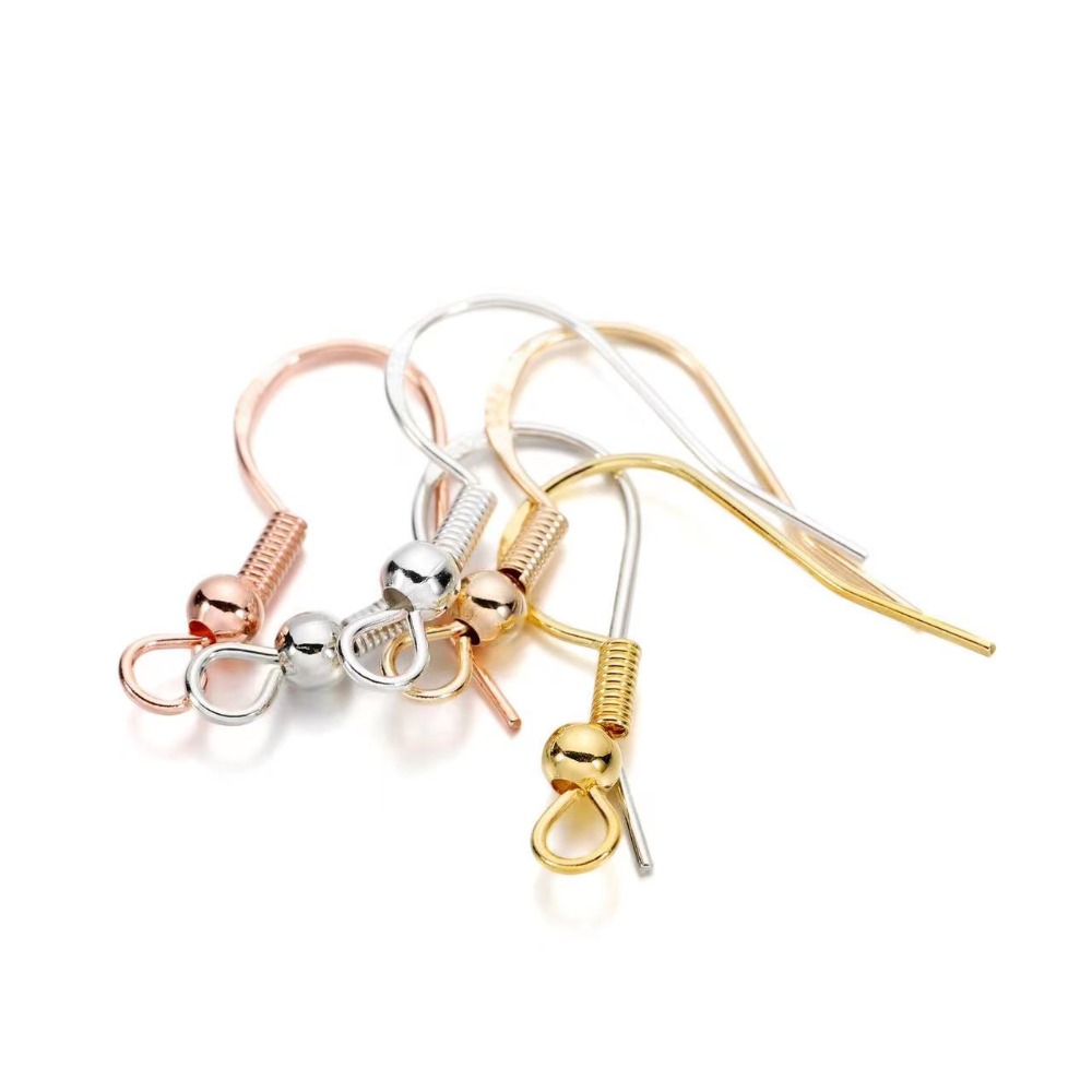Gold Plated Earring Hooks 100P - Gold Plated Jewelry recension och pris