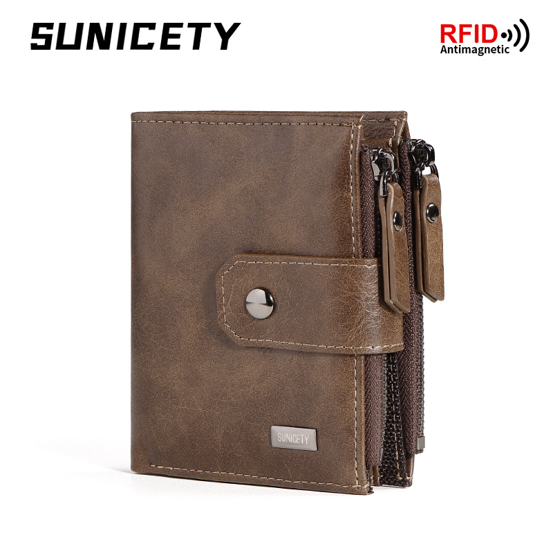 Anti-TheftCross-Border Busines - Leather Wallet Men recension och pris