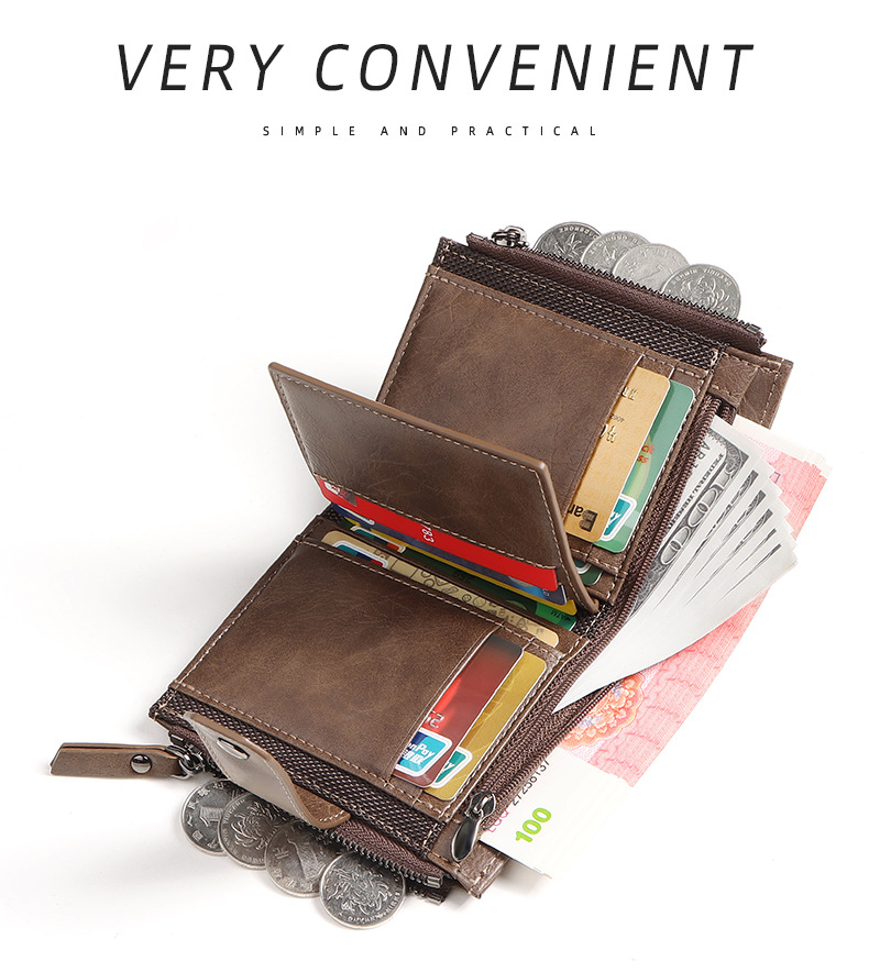 Anti-TheftCross-Border Busines - Leather Wallet Men recension och pris
