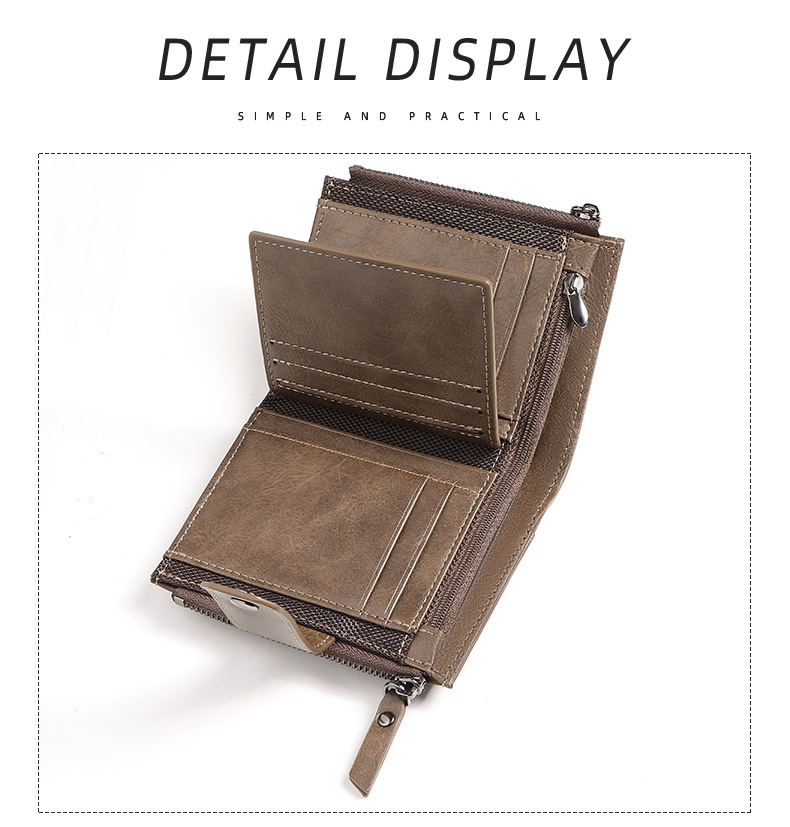 Anti-TheftCross-Border Busines - Leather Wallet Men recension och pris
