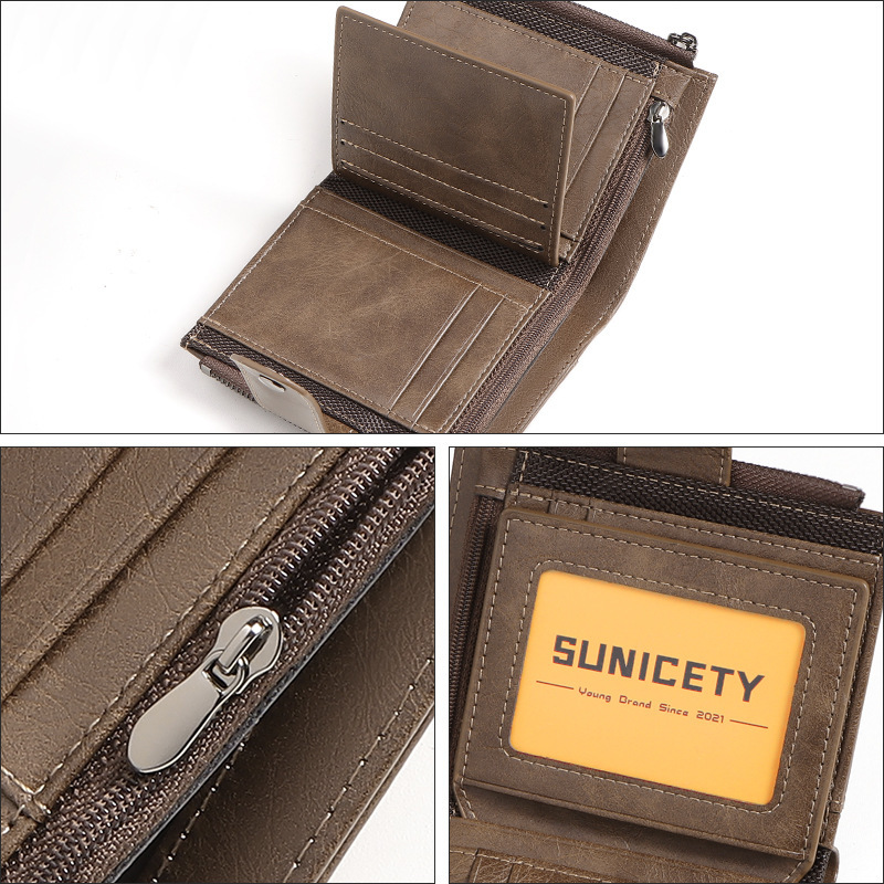 Anti-TheftCross-Border Busines - Leather Wallet Men recension och pris