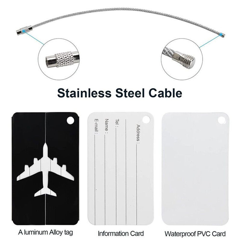 Aluminium Travel Luggage Tags  - Travel Luggage Set recension och pris