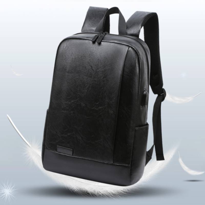 Men Fashionable Backpack PU Le - Leather Briefcase recension och pris