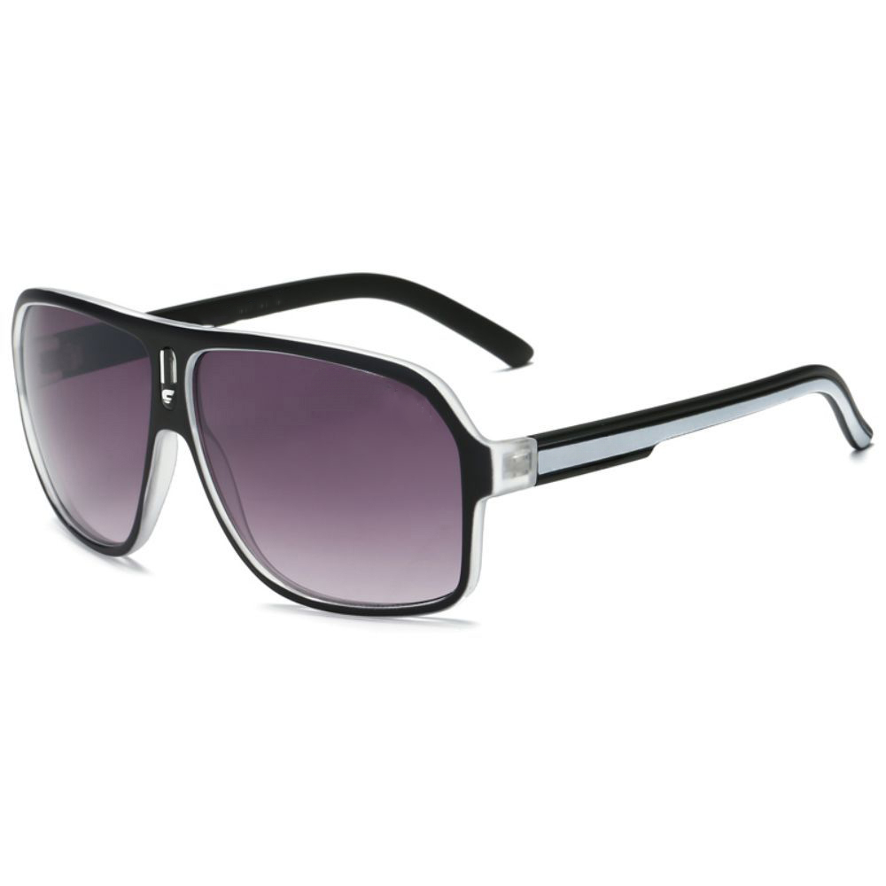 Large curved retro style fashi - Sunglasses Uv400 recension och pris